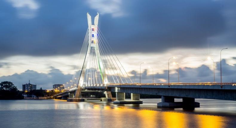 The Lekki-Ikoyi bridge 