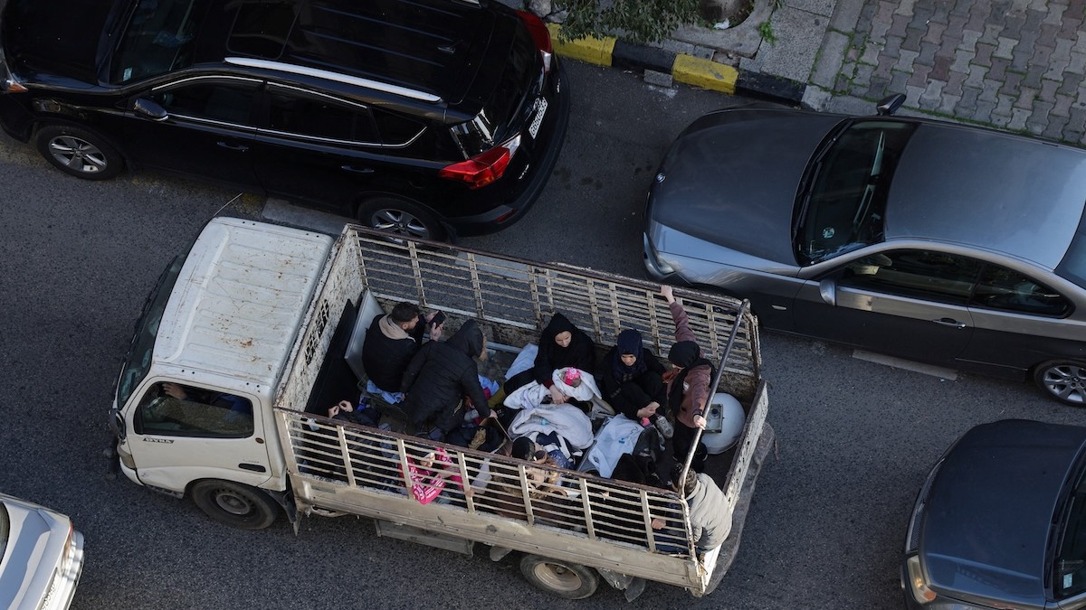 Doprava v Bejrúte sa prudko zastavila po výzve na evakuáciu južných predmestí mesta po eskalácii medzi Hizballáhom a Izraelom uprostred americko-izraelského konfliktu s Iránom, v Libanone 5. marca 2026. 