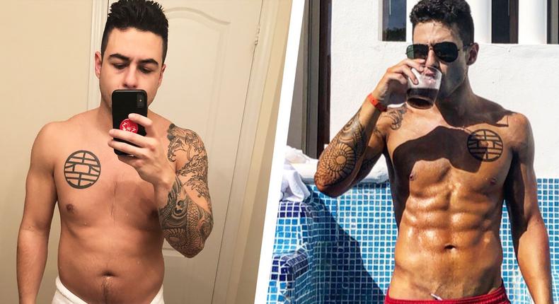 How This Guy Lost 45 Pounds and Got Shredded