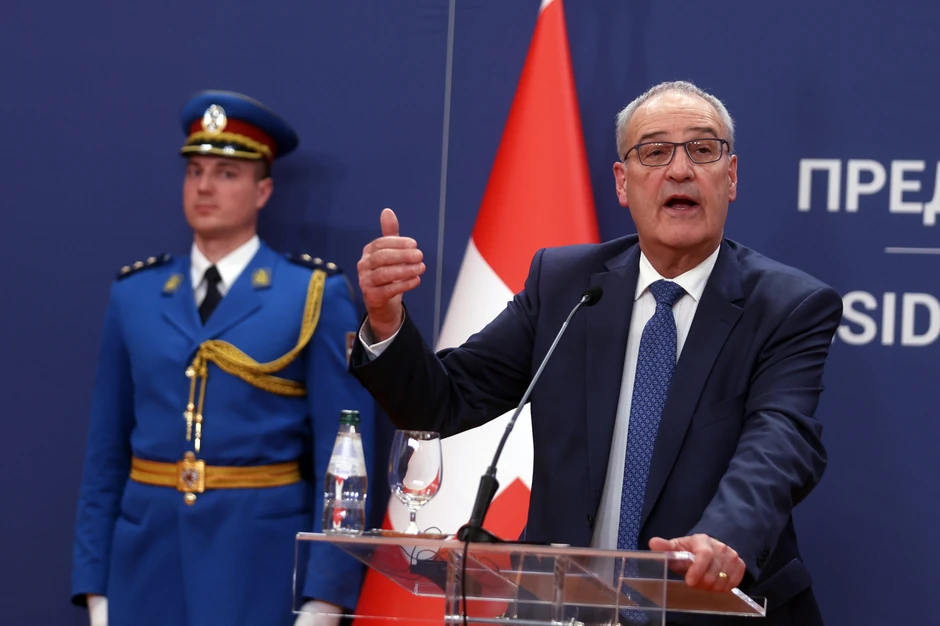 Poseta predsednika Švajcarske Konfederacije Gi Parmelana 