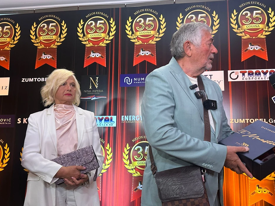 Radiša Urošević sa suprugom