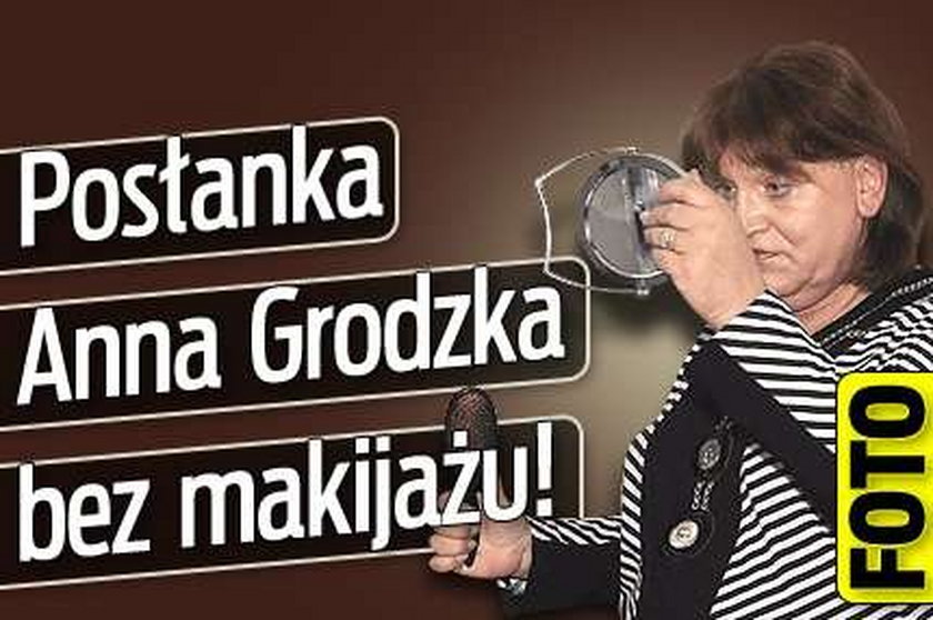 Posłanka Anna Grodzka bez makijażu! FOTY