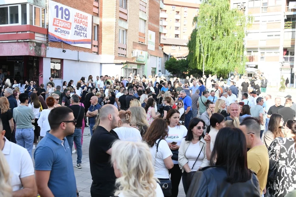 Velike gužve u Kosovskoj Mitrovici
