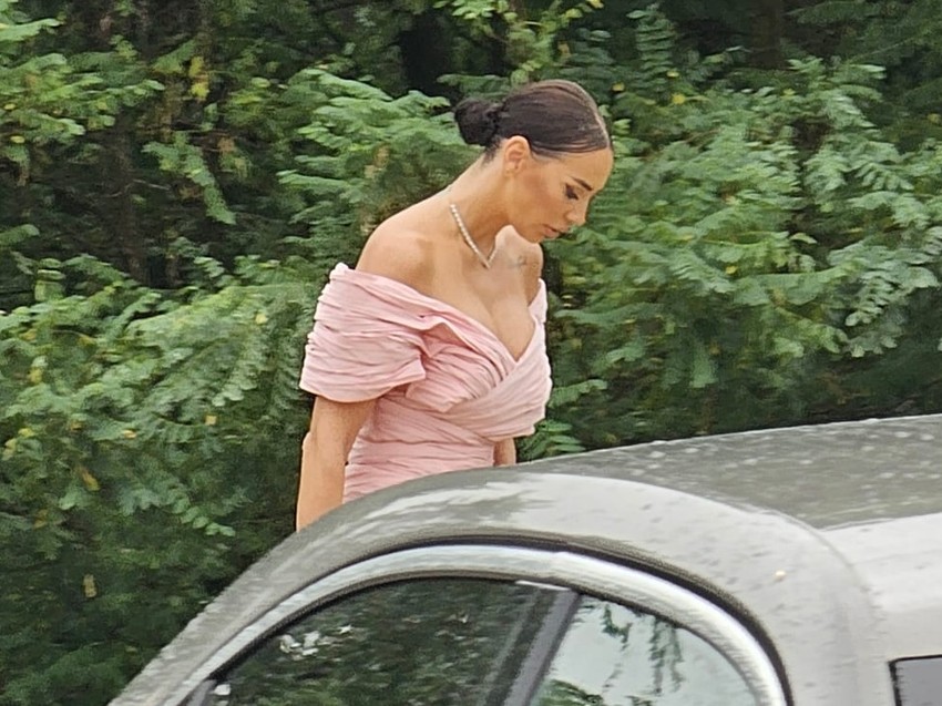 Katarina Grujić na venčanju Handanovića