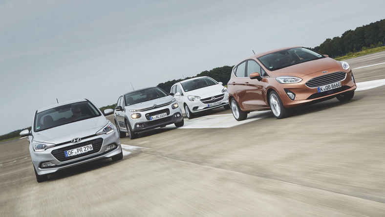 Nowy Ford Fiesta kontra Hyundai i20, Citroen C3 i Opel
