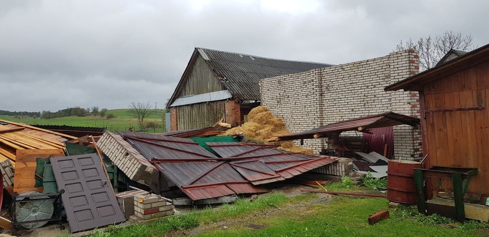 Trąba powietrzna na Lubelszczyźnie