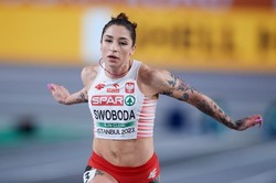 Ewa Swoboda zdobyła srebrny medal w biegu na 60 m w lekkoatletycznych HME
