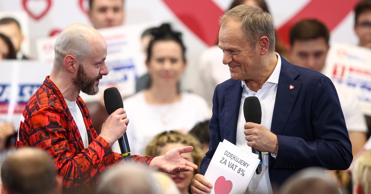  Nadzwyczajna lekcja obywatelskiej odwagi w trakcie spotkania Tuska z mieszkańcami Krakowa