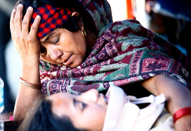 Ofiary trzęsienia ziemi w Nepalu