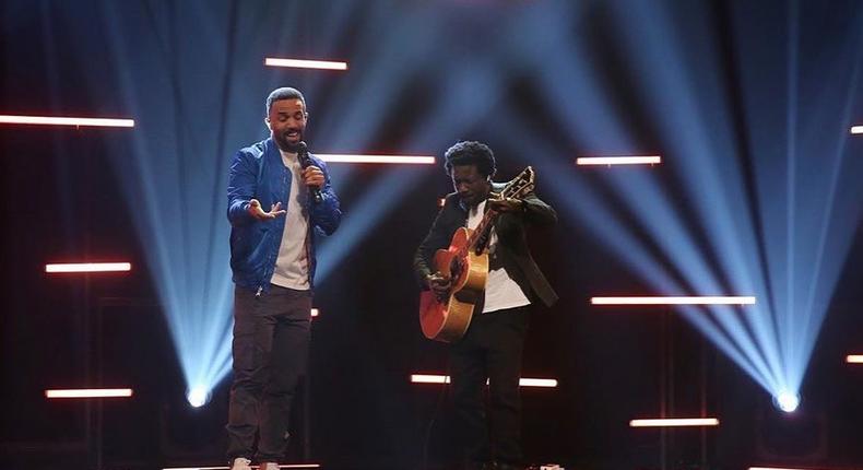 Kwame Yeboah and Craig David perform for Queen Elizabeth II