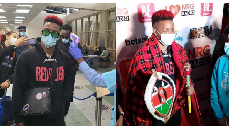 Konshens lands in Kenya ahead of his Concert on December 31st 