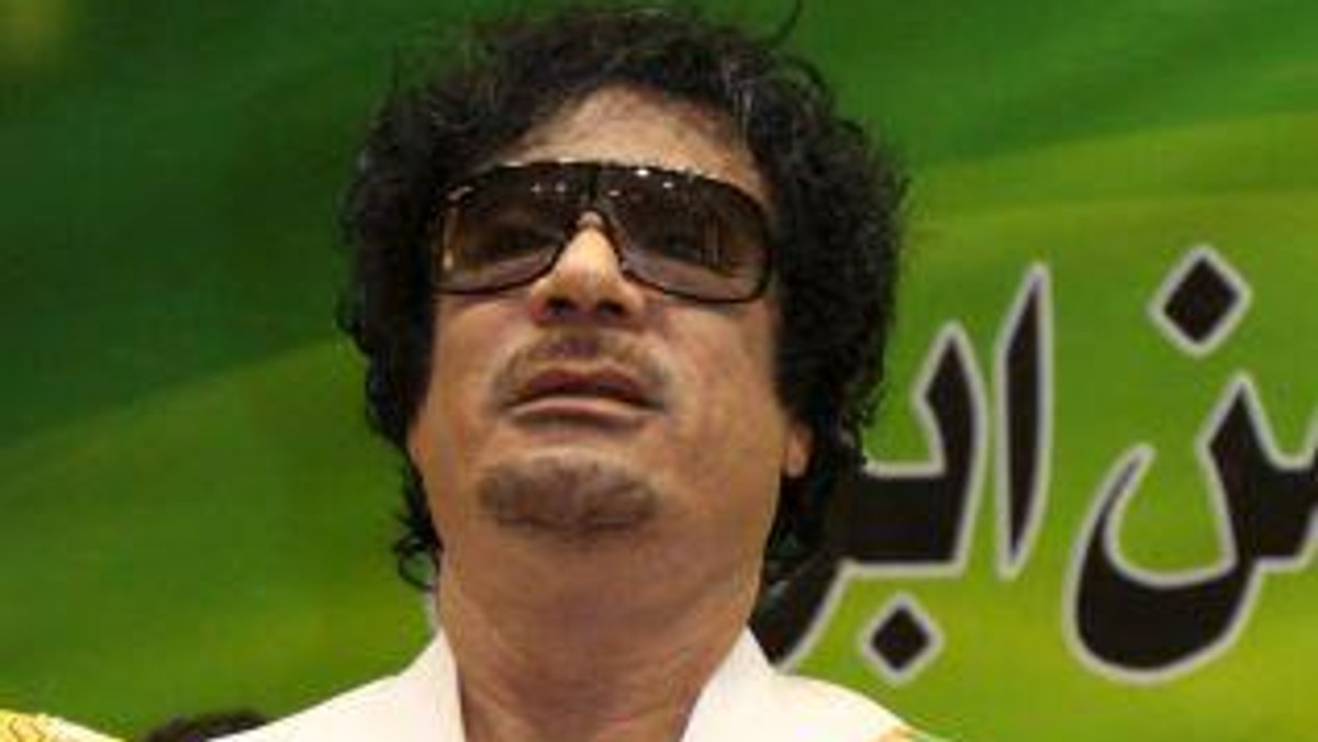 kaddafi okulary