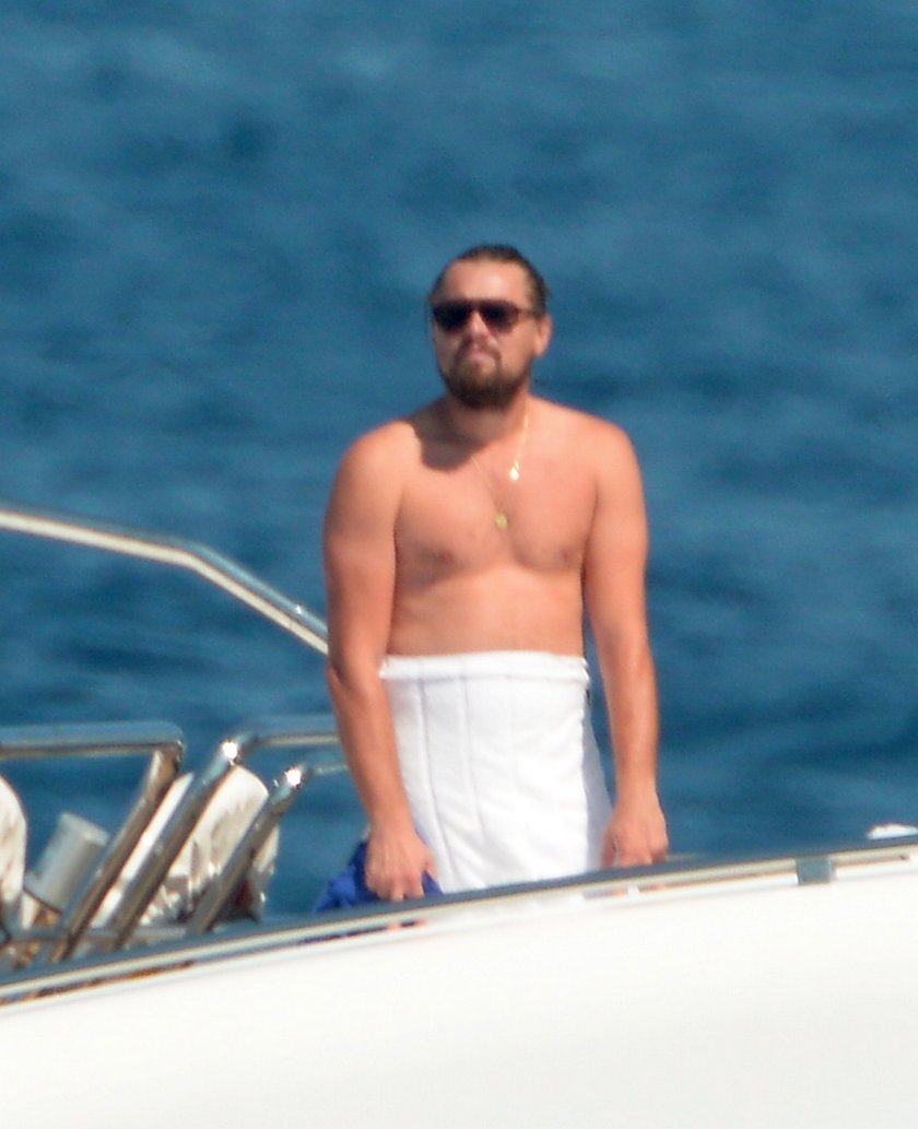 Leonardo DiCaprio na jachcie