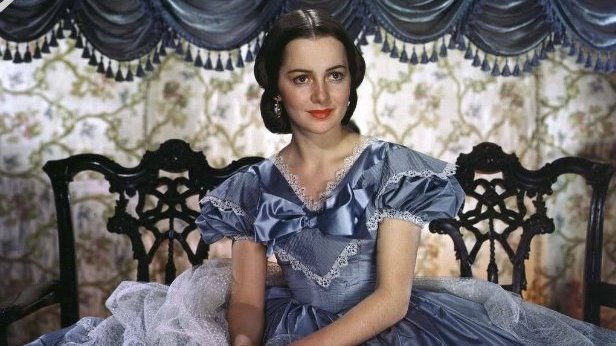 Olivia de Havilland w filmie "Przeminęło z wiatrem"