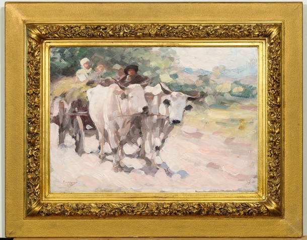 Oxford (1893-1900) Nicolae Gregorescu, ulei pe pânză, 36,5 x 51,5 cm.  Din colecția Muzeului Național de Artă al României