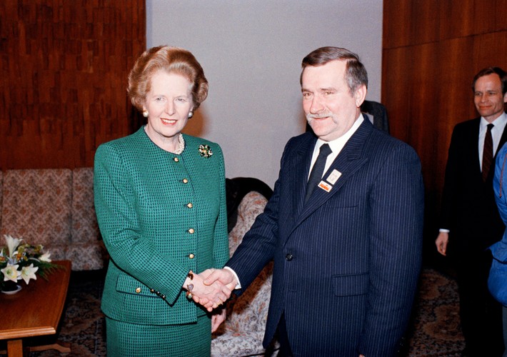 Margaret Thatcher w Polsce. Archiwalne zdjęcia