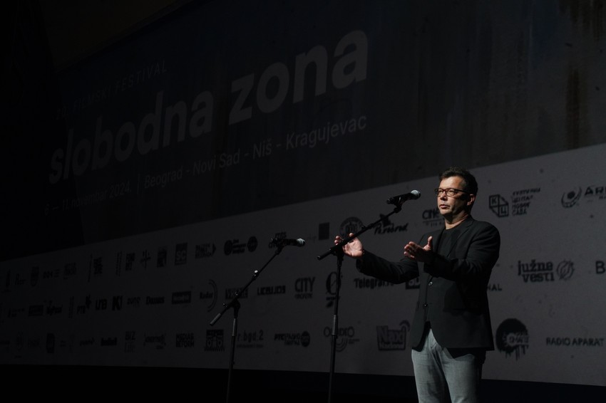 Nebojša Slijepčević na otvaranju festivala Slobodna zona