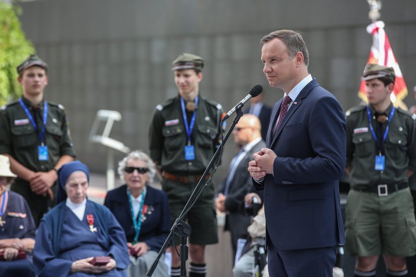 Zgrzyt na obchodach. Prezydent wysłuchał gorzkiej krytyki ze strony powstańca