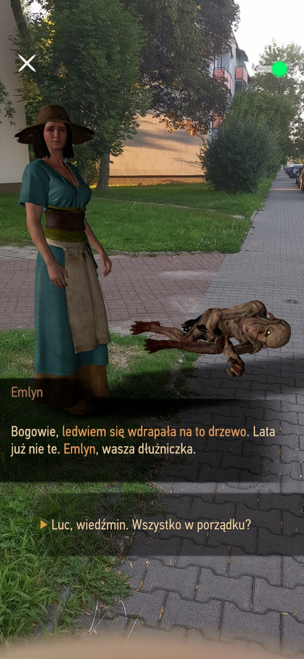 Wiedźmin: Pogromca Potworów - screenshot z gry (wersja na Androida)