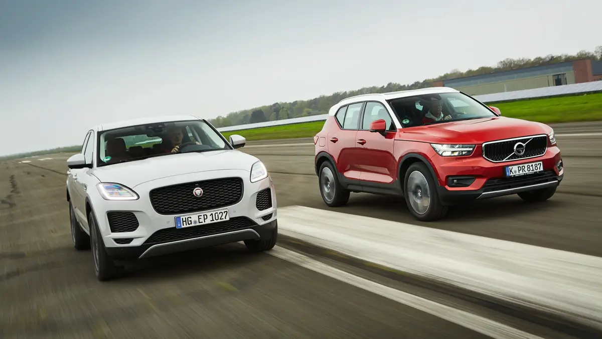 Porównanie: Jaguar E-Pace i Volvo XC 40 - małe Suv-y, duża frajda?