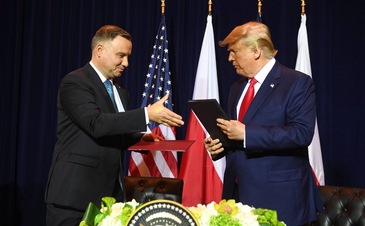 Andrzej Duda i Donald Trump