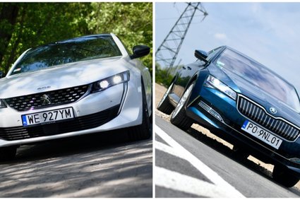 Peugeot 508 GT+ HYbrid i Skoda Superb iV. Dwa przepisy na limuzynę z wtyczką do gniazdka