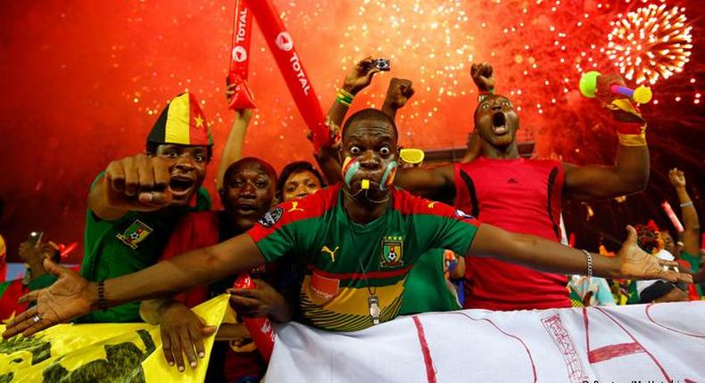 Cameroon soccer fans