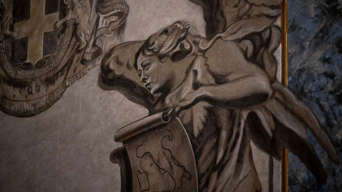 Veliku sličnost između lica anđela na freski i Đorđe Meloni prvo su primetili novinari jednog italijanskog lista, što su i objavili u subotu | Foto: Getty Images