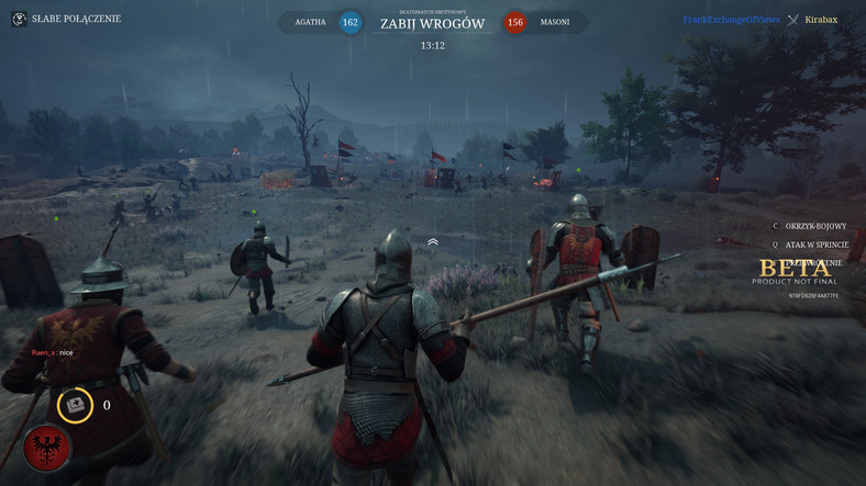 Chivalry 2 - screenshot z wersji Beta