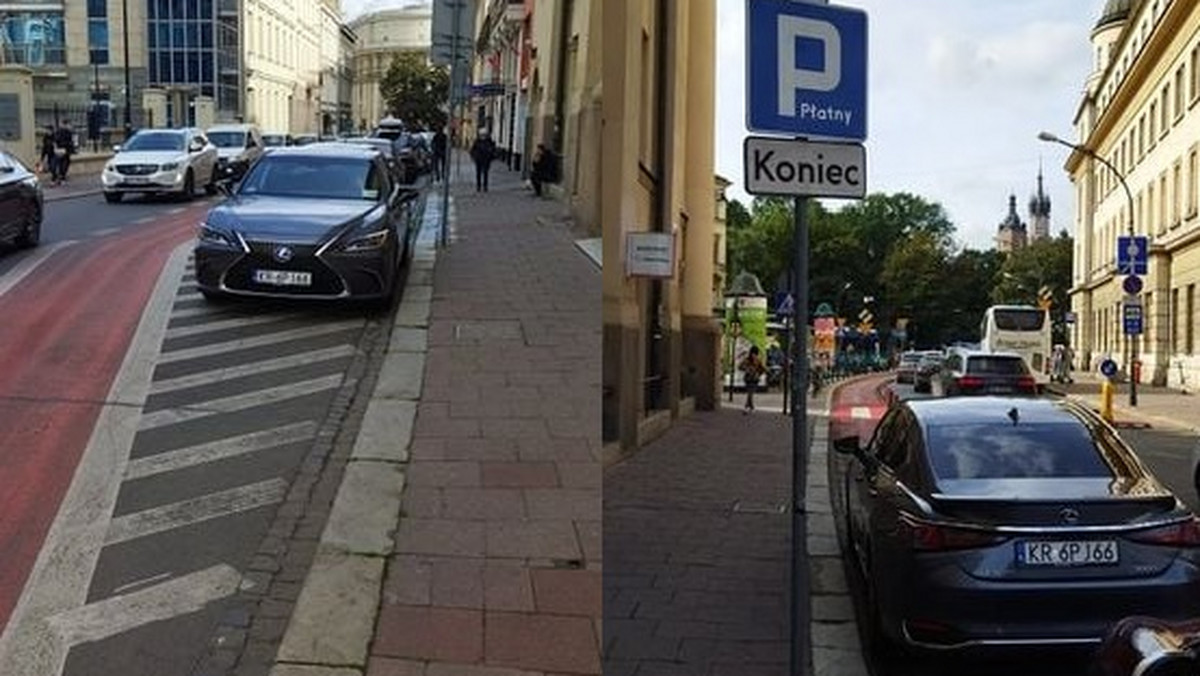 Kraków: Limuzyna prezydenta na zakazie. Policja: podejmiemy interwencję