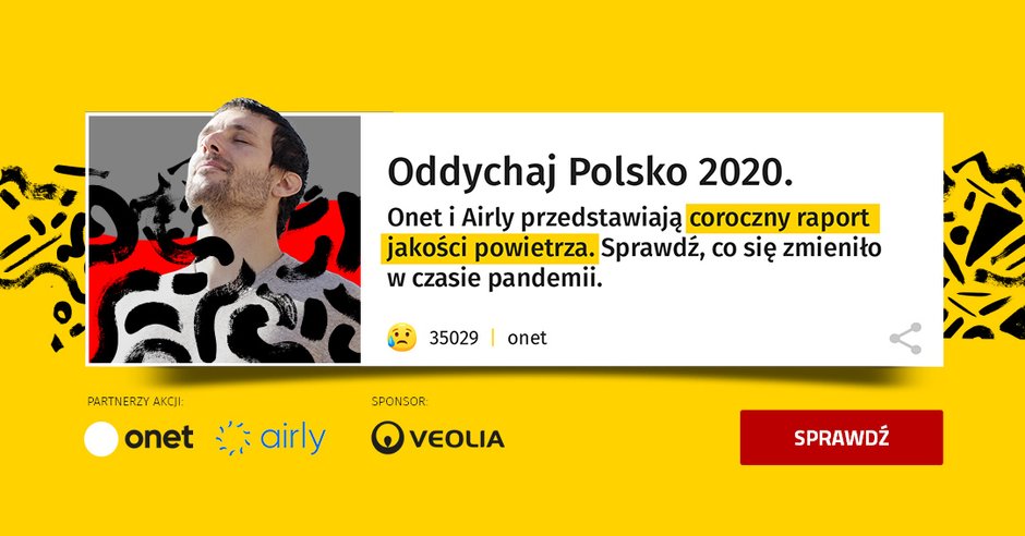 #OddychajPolsko - akcja Onetu i Airly