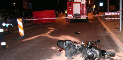 Motocyklista zginął w makabrycznym wypadku