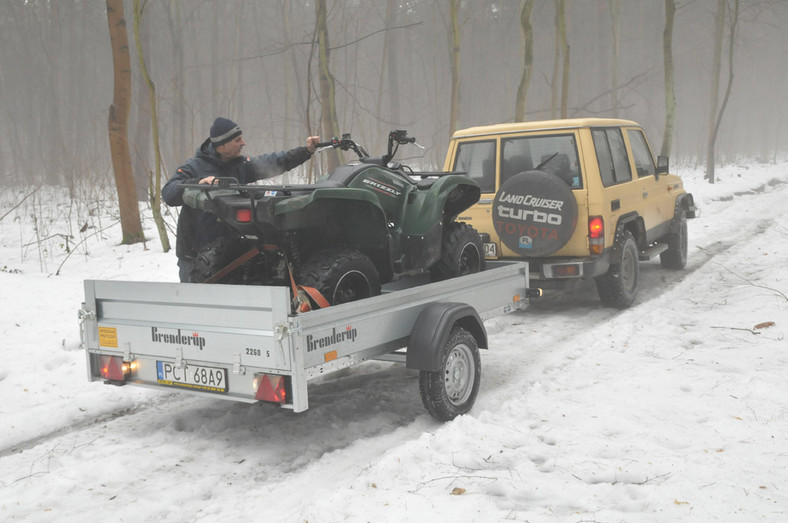 Brenderup ATV-2: przyczepa idealna do transpotu quada