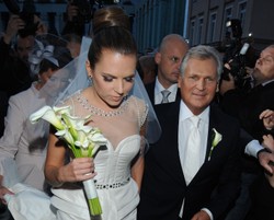 Kwaśniewski do Olejnik: Widzę, że pani też żyje tym ślubem