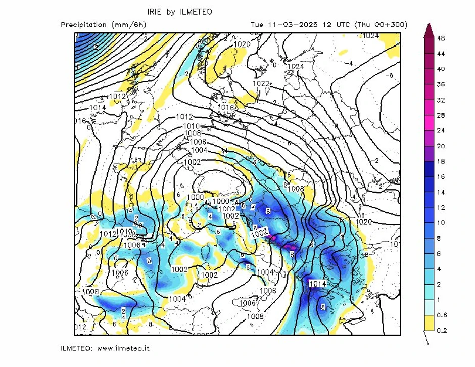Promena vremena od druge dekade marta