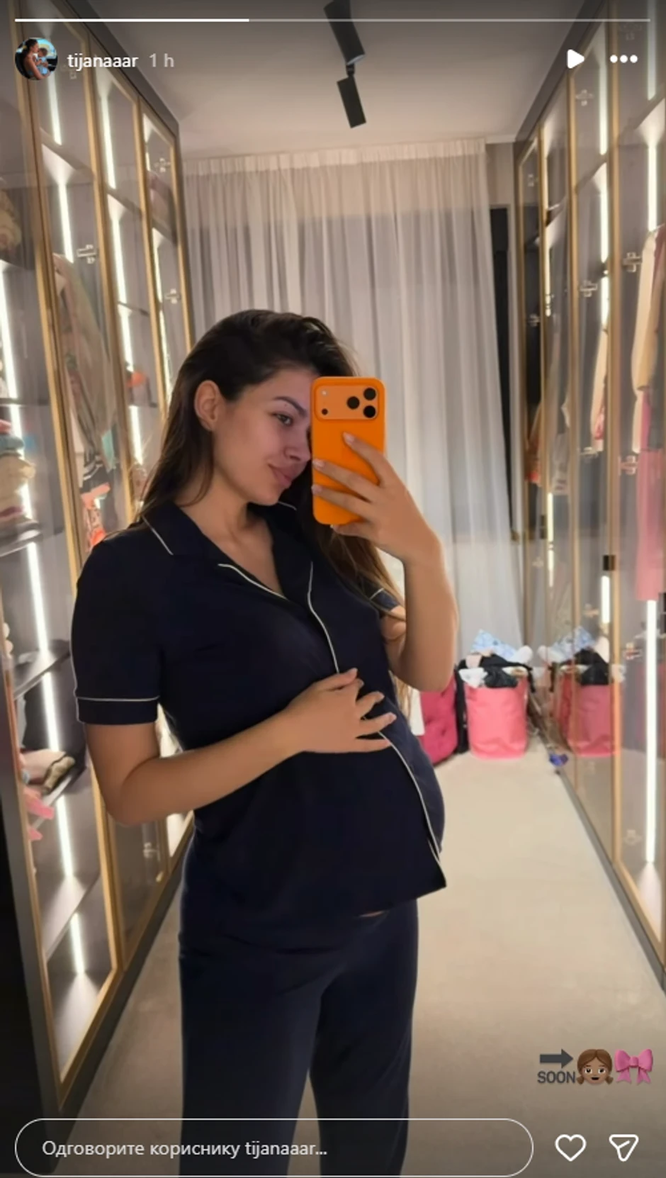 Tijana otkrila da čeka devojčicu