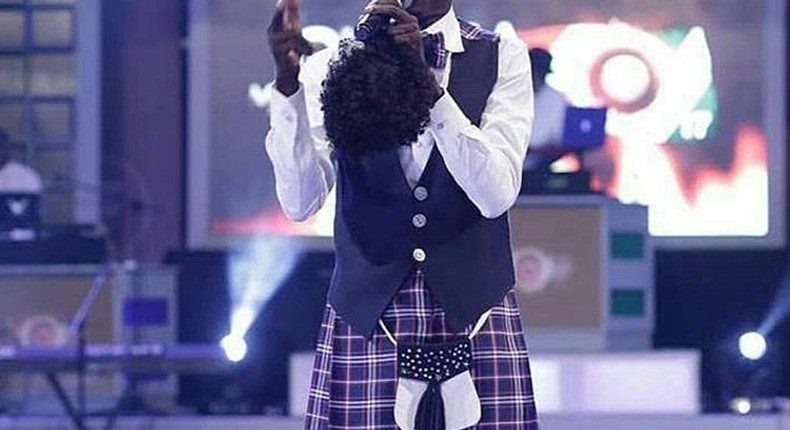 Lil Win performing at 2017 Ghana Music Awards