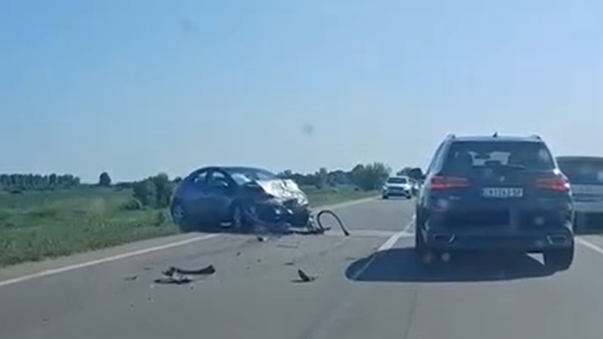 Udes na putu Novi Sad-Zrenjanin