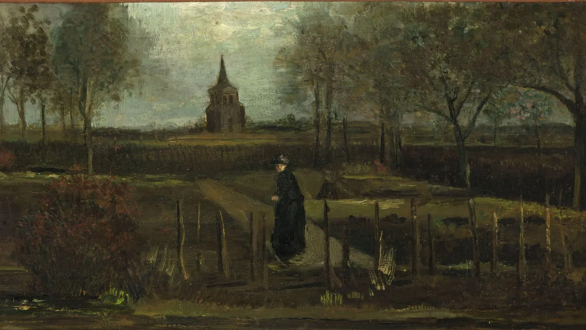 Obraz Vincenta van Gogha "Ogród przy plebanii w Nuenen wiosną" został skradziony z amsterdamskiego muzeum Singer Laren pod koniec marca. Obrabowana placówka była zamknięta w związku z epidemią koronawirusa. Do tej pory nie udało się ująć sprawcy, a nagranie ze zdarzenia opublikowała tamtejsza policja, apelując jednocześnie o pomoc.