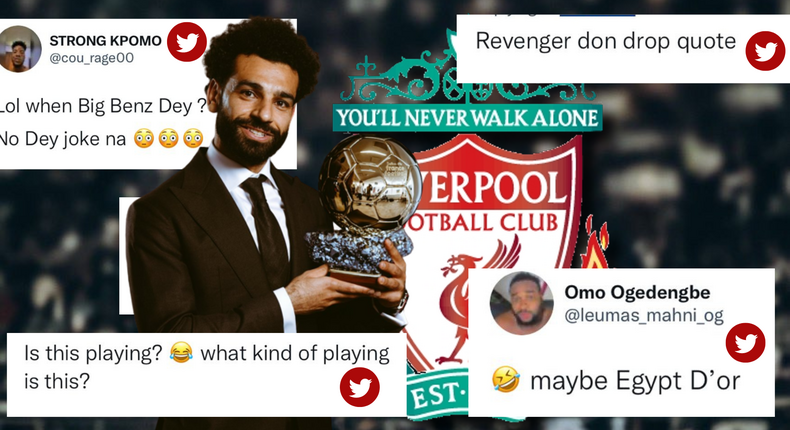 Social media reactions to Mohamed Salah's bold Ballon d'Or claim
