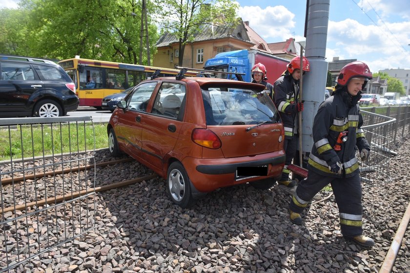 Kolizja na ulicy Kopcińskiego