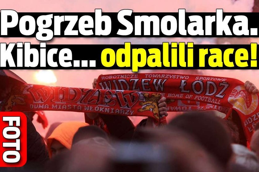 Pogrzeb Smolarka. Kibice... odpalili race! FOTO