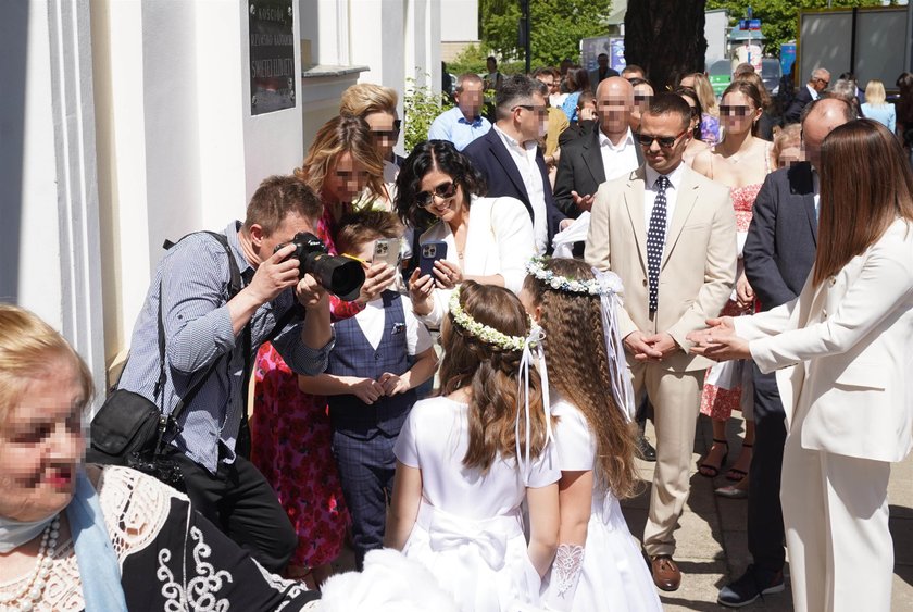 Na komunii był też fotograf, który robił zdjęcia na pamiątkę.