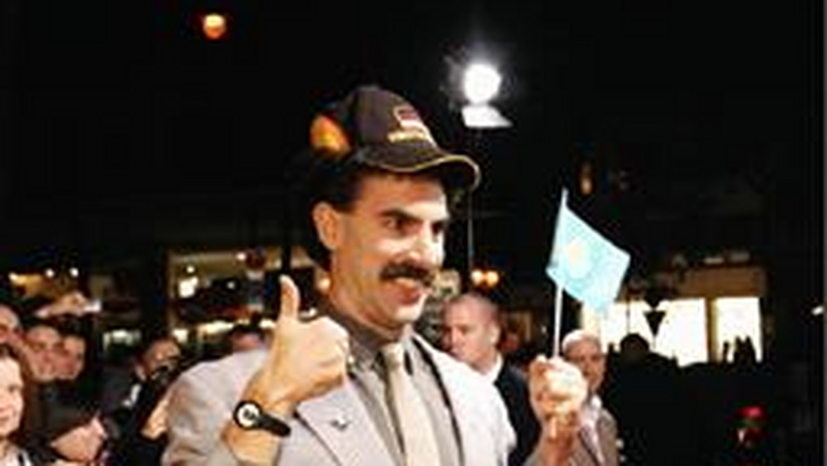 Kontrowersyjny obraz "Borat" jest najpopularniejszym w Kazachstanie filmem DVD.