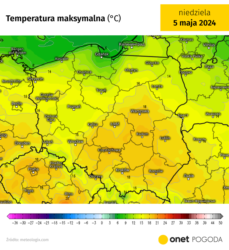 Koniec długiego weekendu przyniesie ochłodzenie