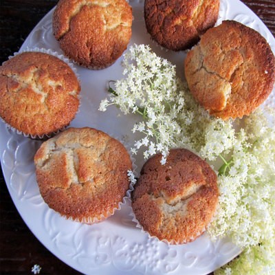 Bodzavirág muffin gluténmentesen