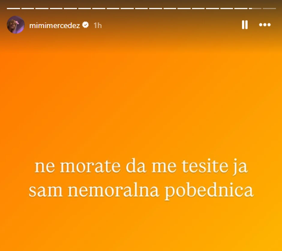 Mimi Mercedez objava