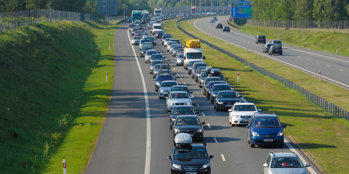 Zakorkowana autostrada