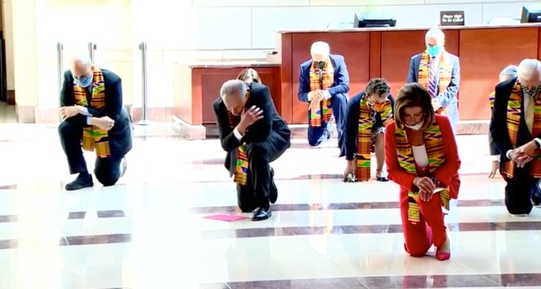 Ghana To The World: Democrats observe George Floyd’s memorial with Kente