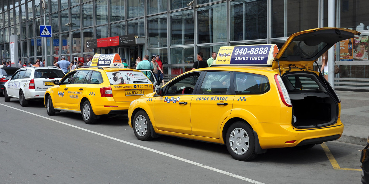Taksówki w Moskwie
